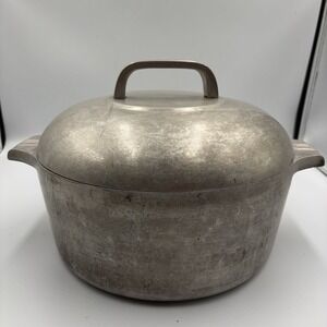Vintage Wagner Ware Sidney -O- Magnalite 4248-M 5qt Dutch Oven 1st Gen Rare